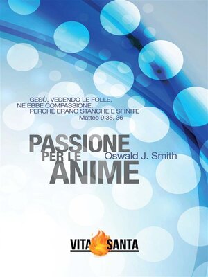 cover image of Passione per le anime